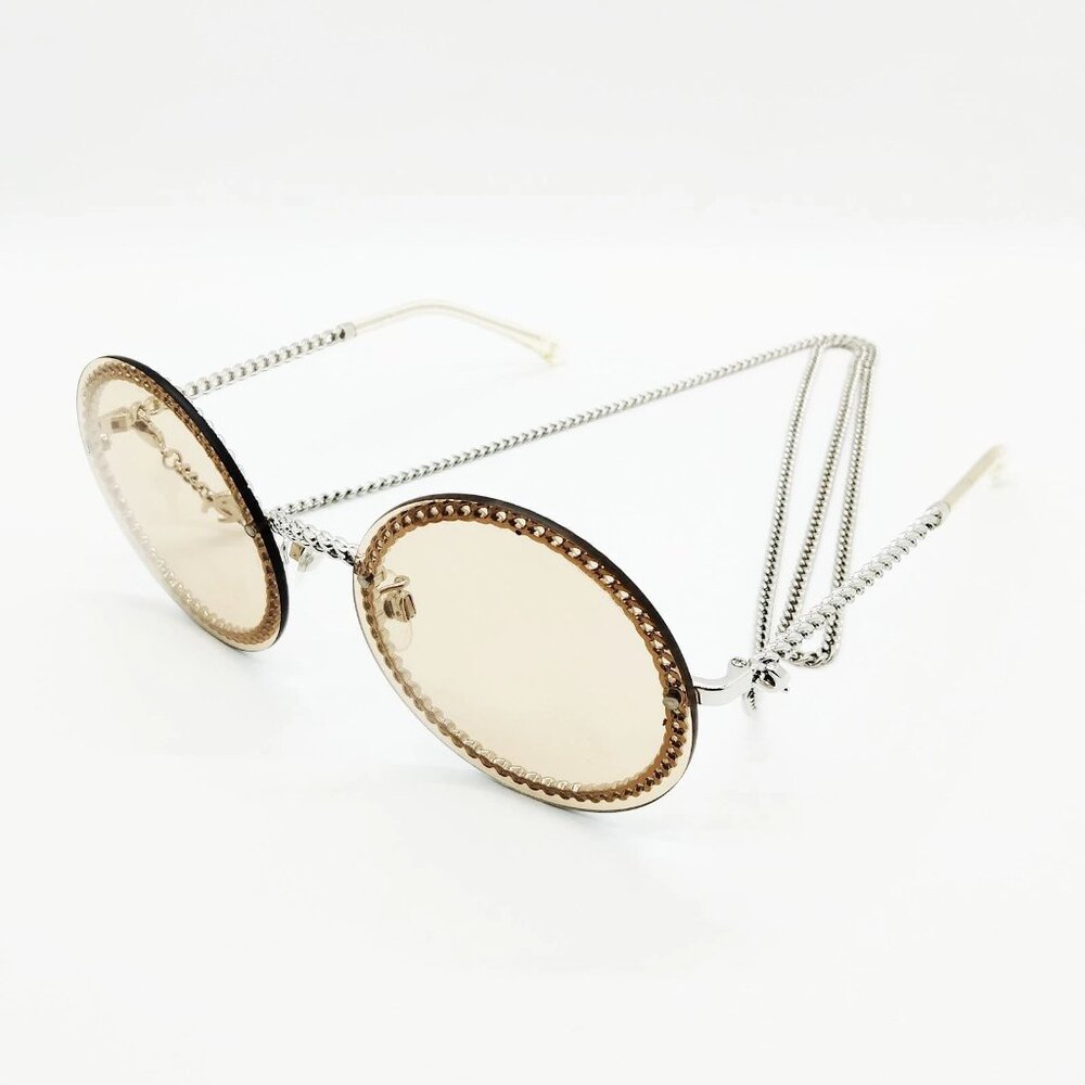 Chanel Sunglasses Women's Silver 479-050425